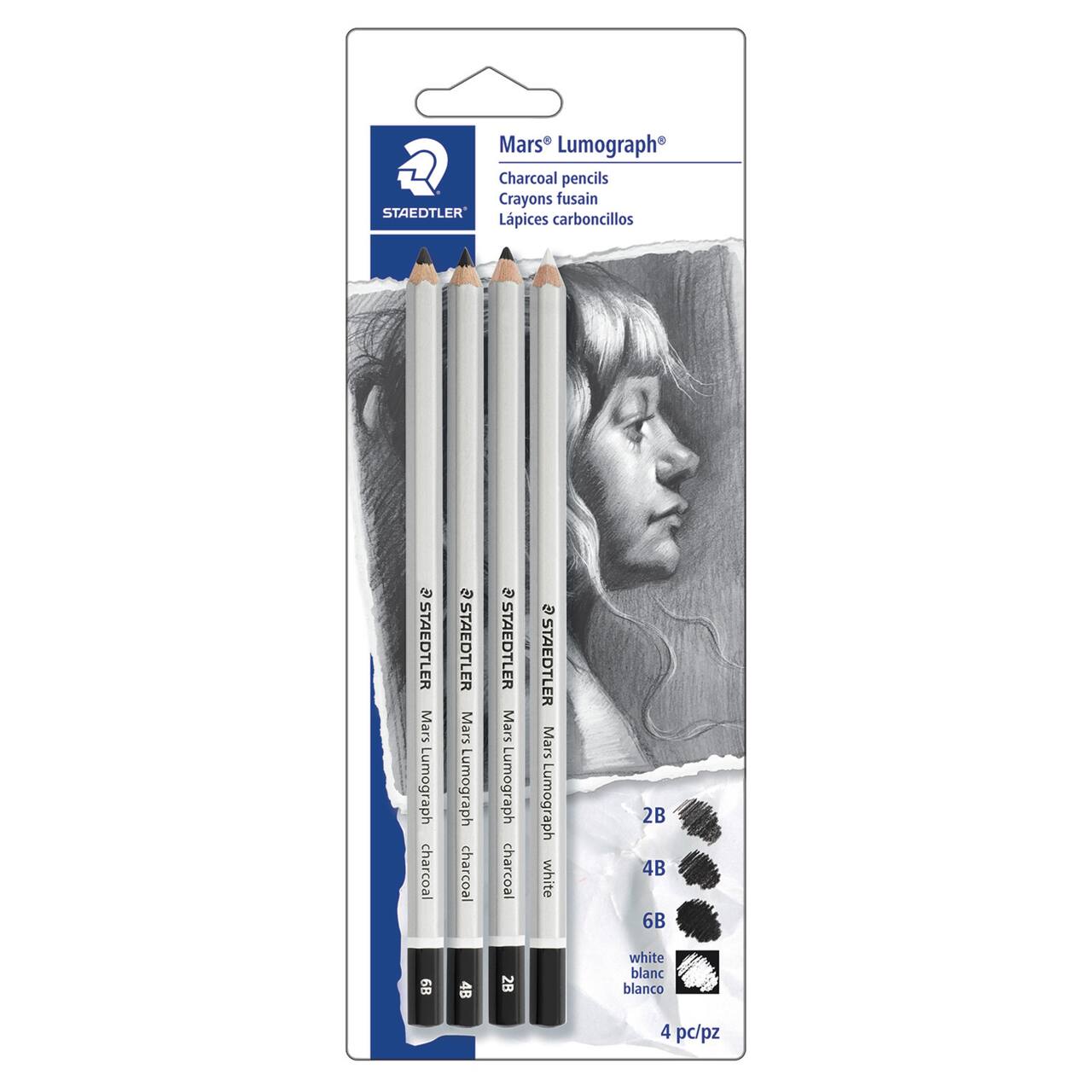 Staedtler® Mars® Lumograph® Charcoal Pencil Set